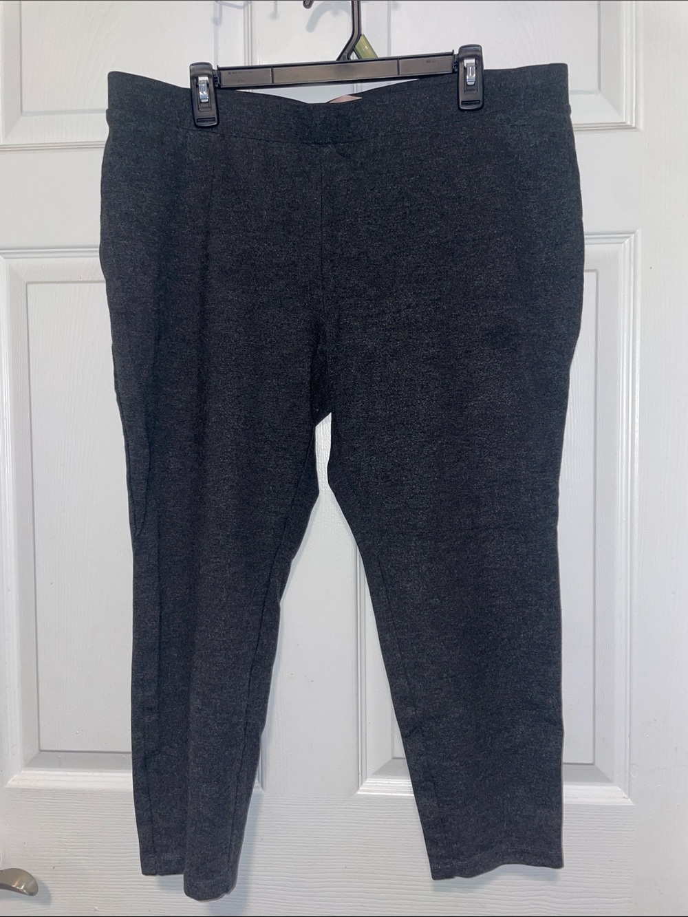 Philosophy Charcoal Gray Knit Joggers